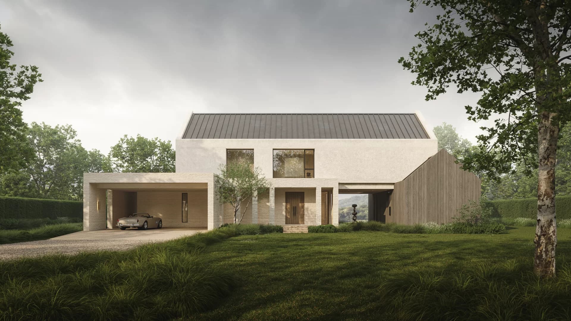 แบบบ้าน Barn house