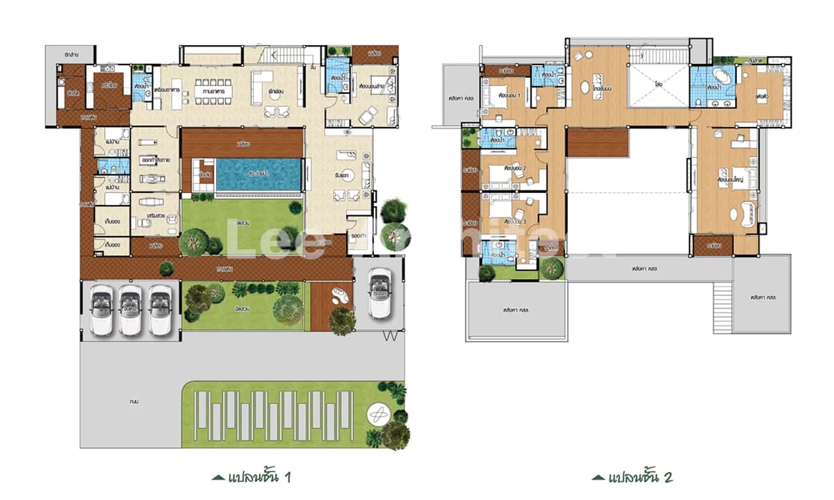 แบบบ้าน BL-15 : The Atrium Sky Manor