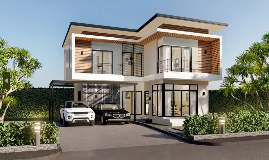 แบบบ้าน HSD-M05 Tiny Timber