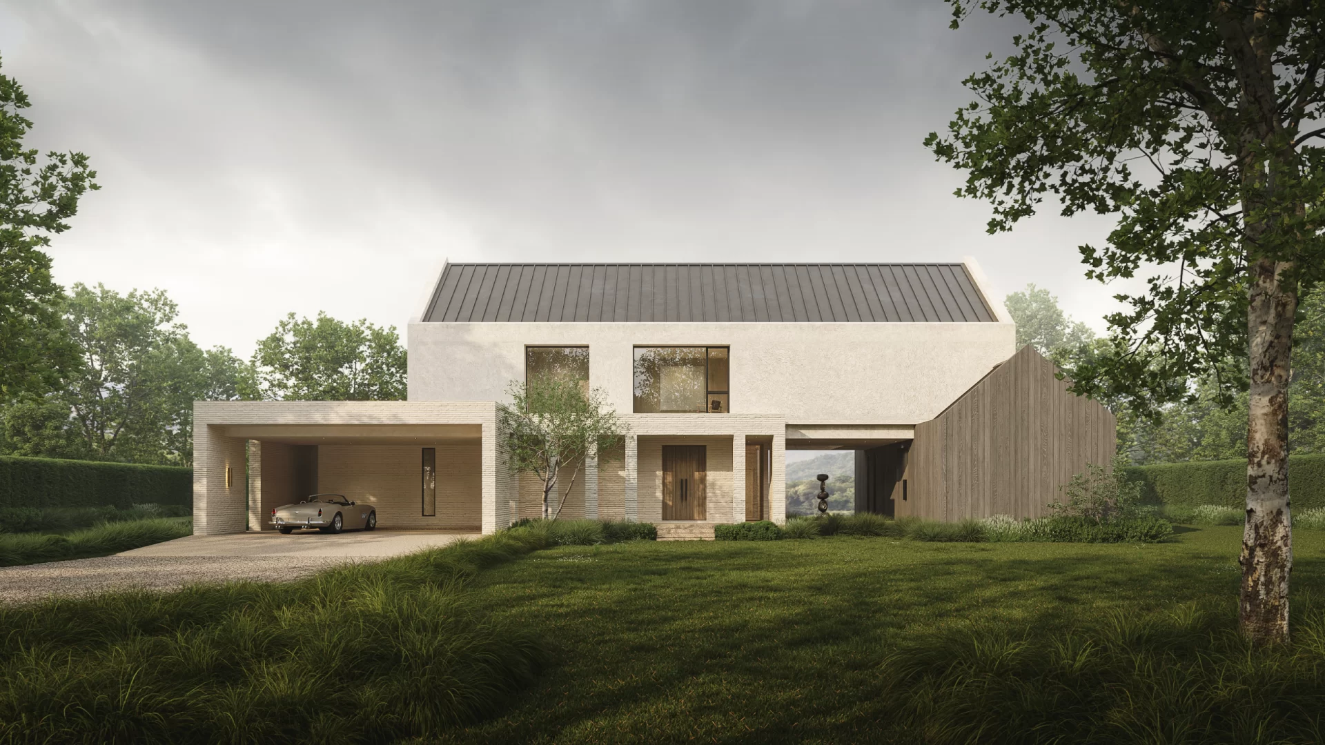 แบบบ้าน Barn house