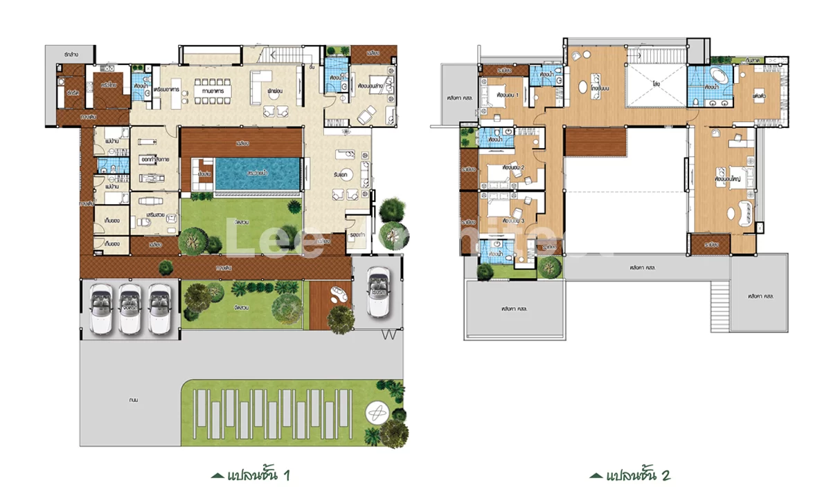 แบบบ้าน BL-15 : The Atrium Sky Manor